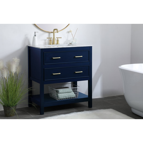 Wrought Studio Unique 30'' Freestanding Single Bathroom Vanity with